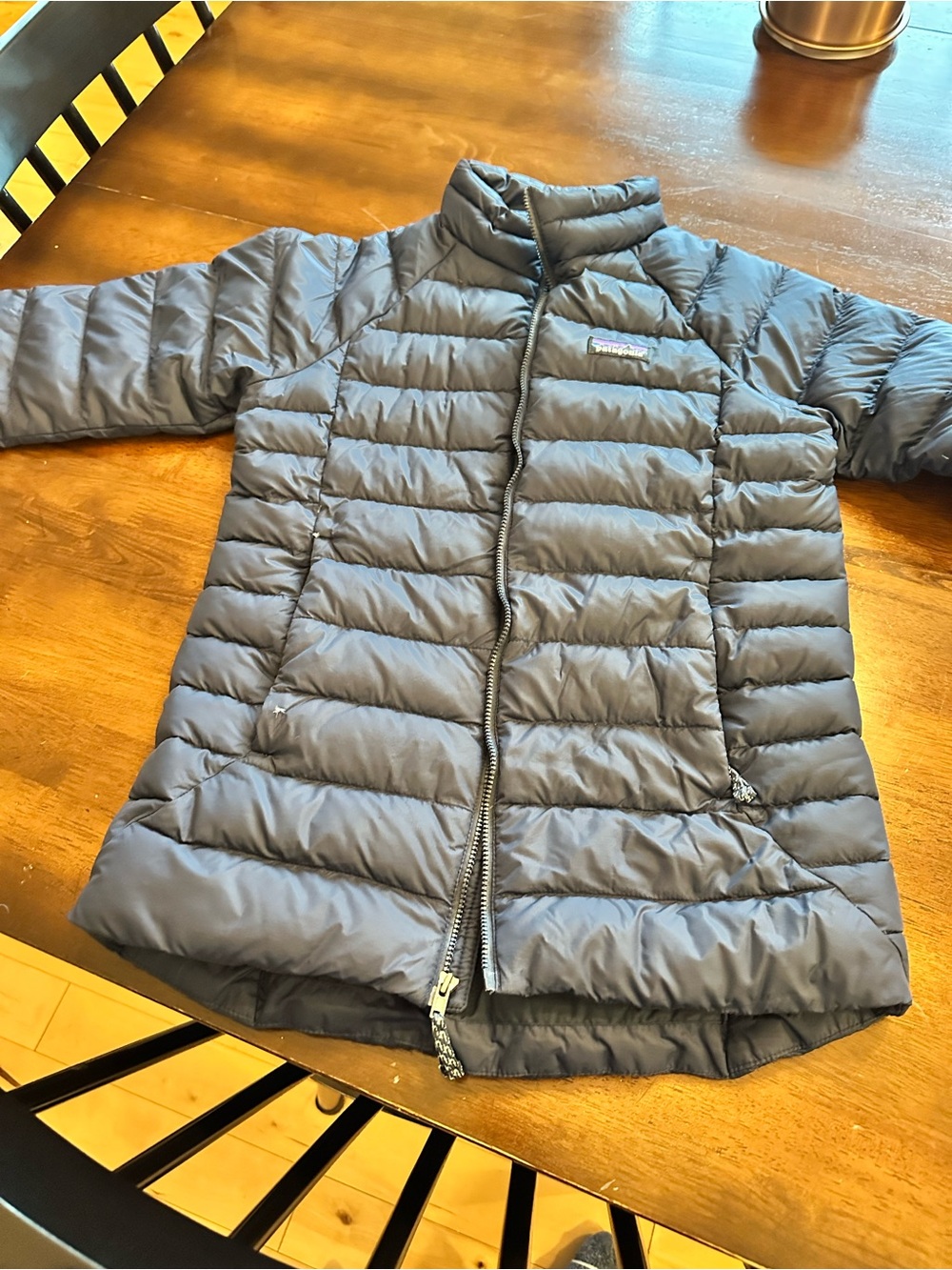 Patagonia Kids large Navy Quilted Puffer Jacket